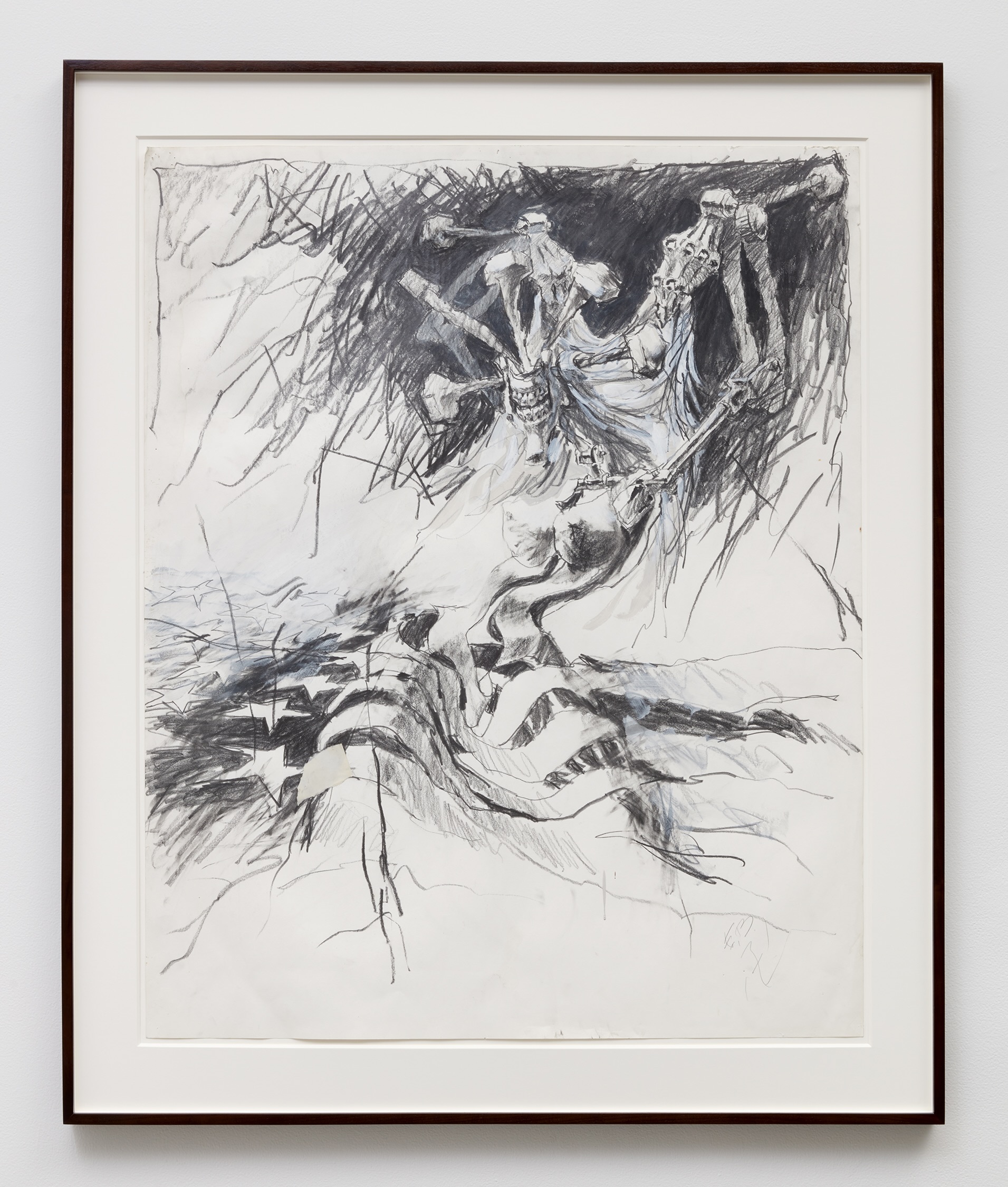 <i>Untitled (Study for Miss America)</i>, 1992. Graphite, paint and collage on paper 40 x 32 1_8 in (101.6 x 81.6 cm)